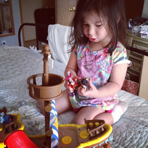 Playing with children is a great way to connect with them.