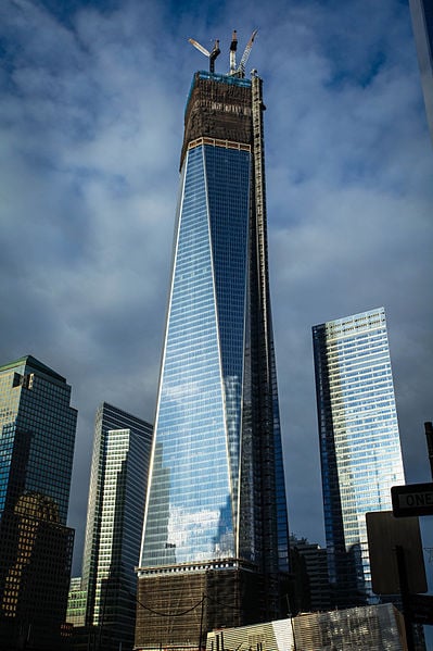 The tower--closer to completion--in November 2012. 