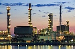 refinery plants on river banks