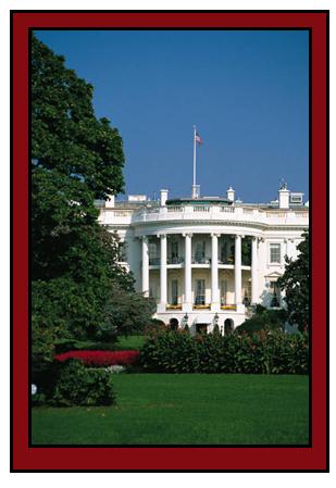 The White House, the residence and office of the President of the United States.