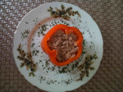 Bell Peppers Stuffed With Tuna Salad