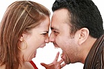 Angry couple