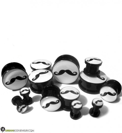 Mustache Plugs