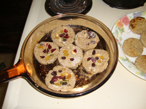 Photo: Cooking Fruit-Nut Bread