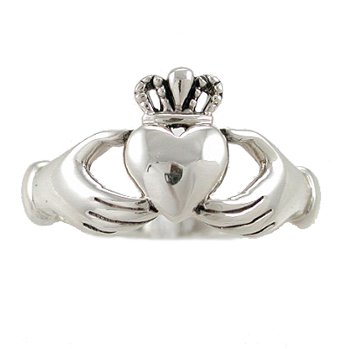 Silver Sterling Claddagh Ring