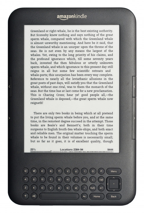  A photo of an Amazon Kindle