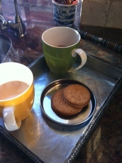 English Tea with some cookies