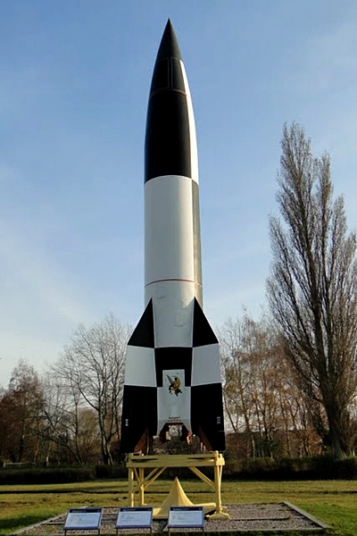A replica of V2 rocket