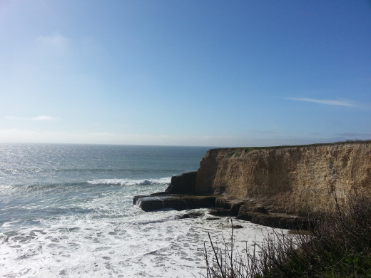Rustic, unspoiled beauty of Davenport Cliffs in Northern California
