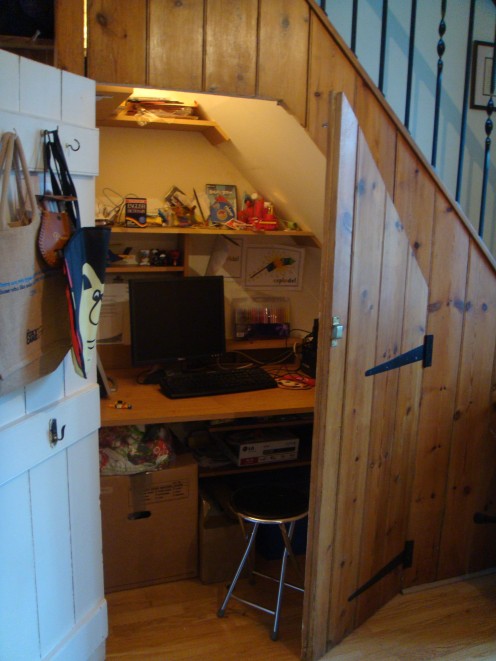Make an Office Under the Stairs!
