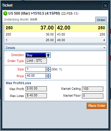 binary options bid ask