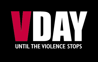 VDay: Until the Violence Stops  (image source: http://www.plu.edu/~womencen/photos/vagina-monologues.html)