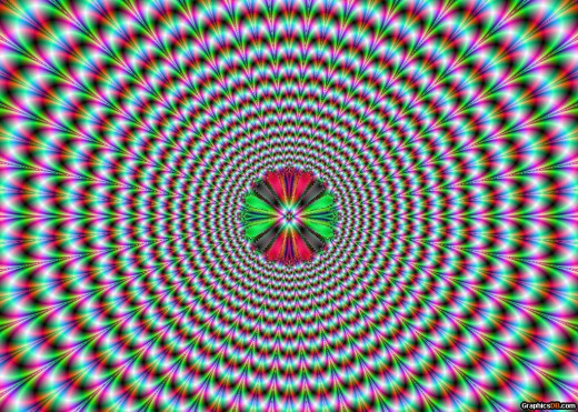 The best I could come up with for a visual representation of cognitive dissonance, since you can't exactly take a picture of it.