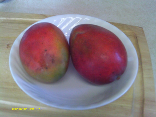 Mangos are frequently used in Thai recipes.
