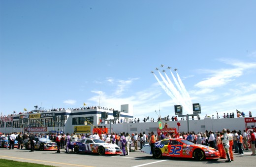 There are many events and activities before the race where you can see the cars and meet the drivers and maybe even see an air show. 