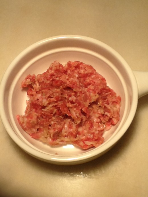 Double Minced Burger Meat
