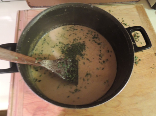 stir thoroughly...