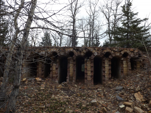 Old Coke Ovens in Lille, Alberta