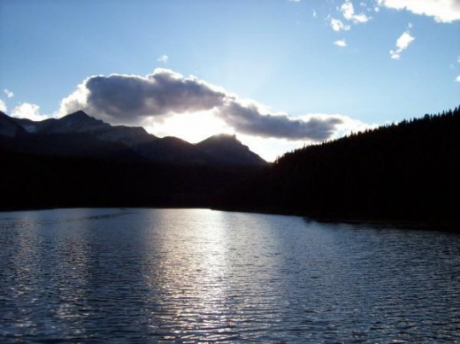Sunset at Chinook Lake aka Allison Lake