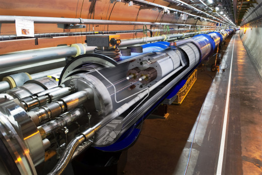 Large Hadron Collider - speed of light