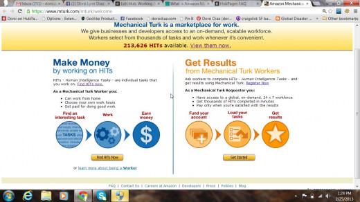 Make money online working from home as an Amazon Mechanical Turk worker