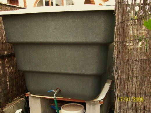 1000 litre tank for 'grey' water