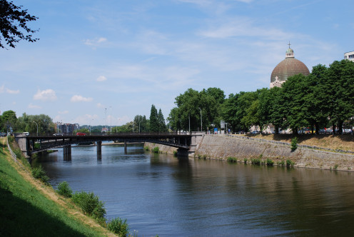 Fétinne Bridge, by the confluence of the Ourthe and Meuse, Liège
