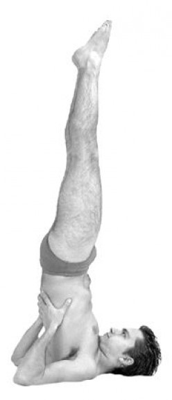 Shoulder Stand, Salamba Sarvangasana Yoga Pose