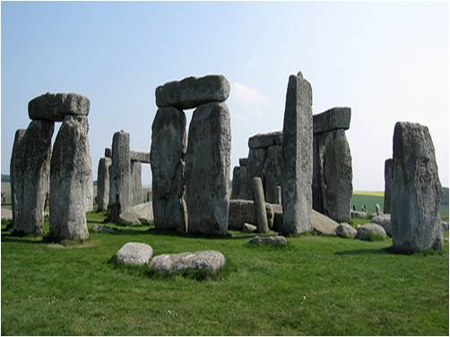 Stonehenge, county of Wilshire, England.  Stones made from the same material as the Blarney Stone.