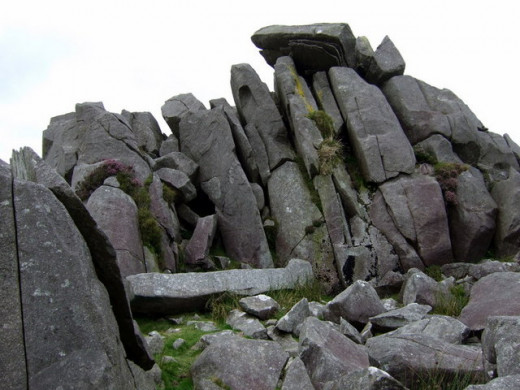 Carn Menyn bluestones - dolerite slabs.