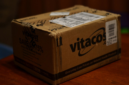 A package from VitaCost.