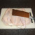 Flattening chicken with cleaver