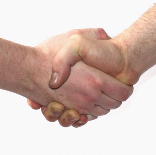 It's often said a man's handshake is as good as his word - but is it really?