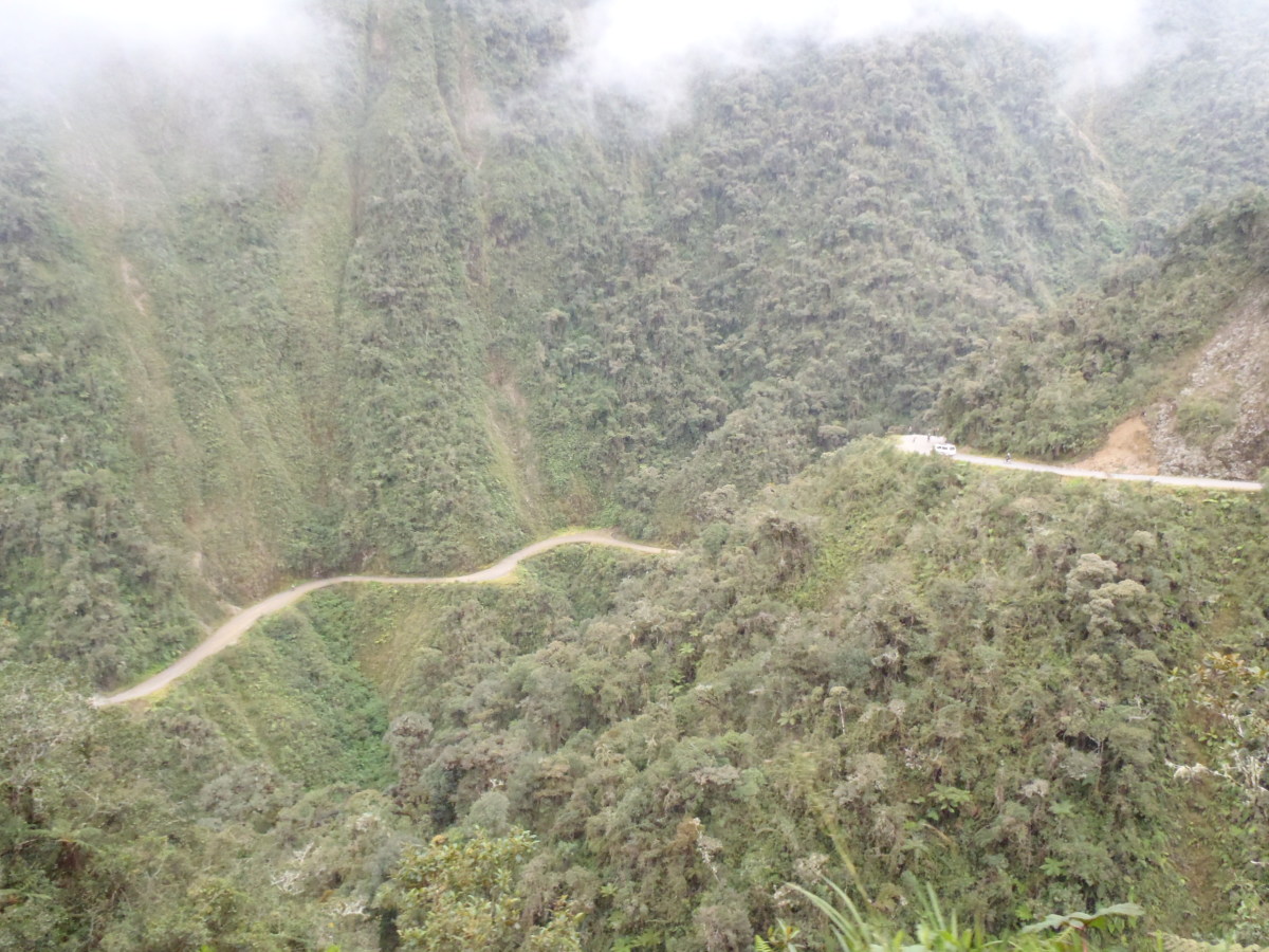 Mountain biking down the World’s Most Dangerous Road, Bolivia