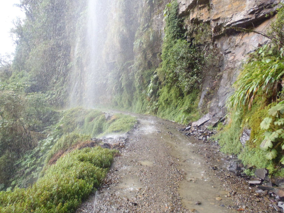 The Death Road, Bolivia: As if it wasn't dangerous enough!