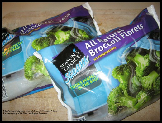 Purchase Broccoli in steamer bag to save time. These were only $1.00. each!