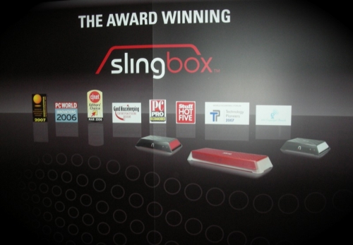 Slingbox stand