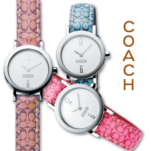 Colorful Coach ladies watches