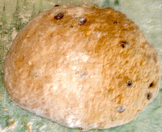 The Dough is Ready for Cutting into Buns