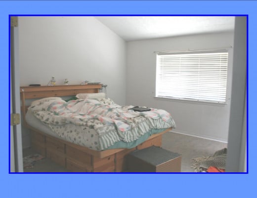 Master bedroom (California King bed and still lots of room!)  No shown huge walk in closet with skylight. 