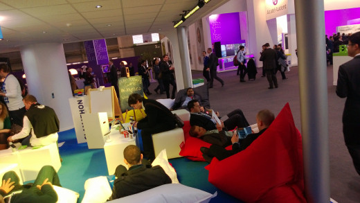 Chillin' area with big Fatboys :)