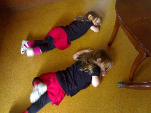 These bikies rolled up on their trikes and made trouble before passing out cold on the floor.