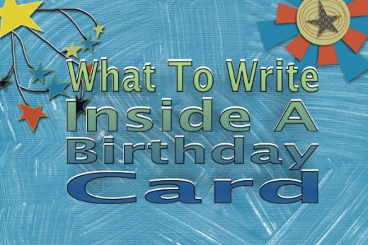 What To Write Inside A Birthday Card HubPages