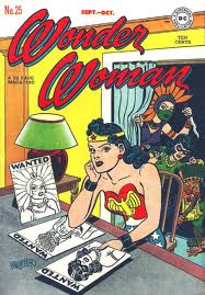 An early Wonder Woman comic.