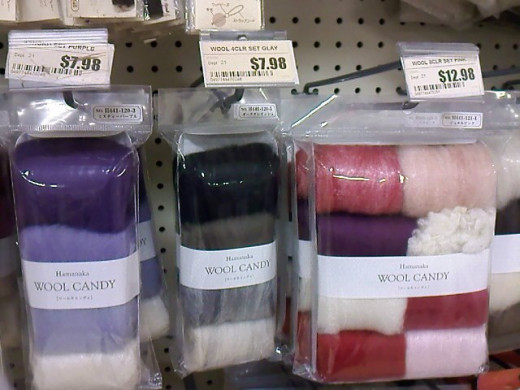When I saw this wool candies, I thought, "Are these really candies? Or these are yarns named wool candies?"