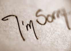 The proper way to apologize