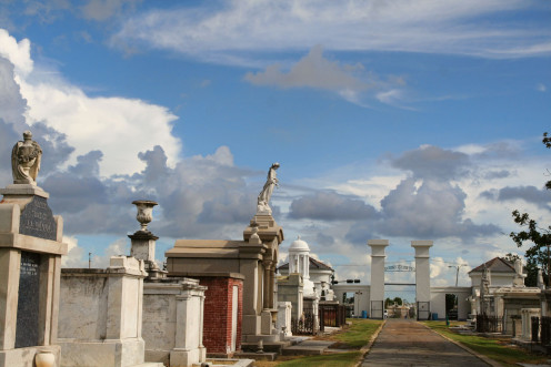 Cypress Grove is a beautiful cemetery at the end of the streetcar line.