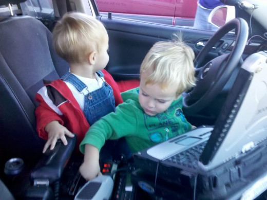 Not twins, but definitely trouble
