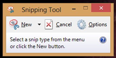 Screenshot of Snipping Tool