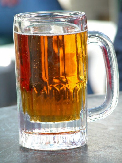 A Pint of Lager in a Jug